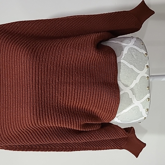 Seven Sisters Brown Sweater - Picture 5 of 7